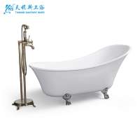 TNS high standard acrylic bath indoor manufacturer bathtub set