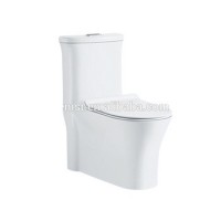 Chaozhou New Hot Sale Grade Bathroom Ceramic WC Siphonic One Piece Toilet Commode