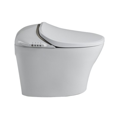 Intelligent remote control smart ceramic bathroom commode toilet