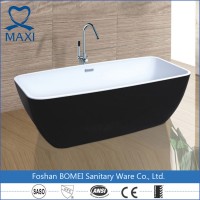 Modern porcelain white small bathtub