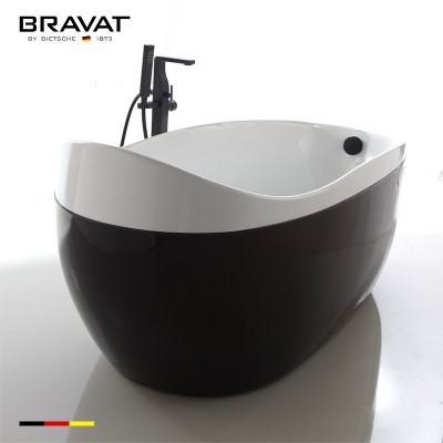 Freestanding Double Slipper Bathtub hot spa tub B25824W-1K