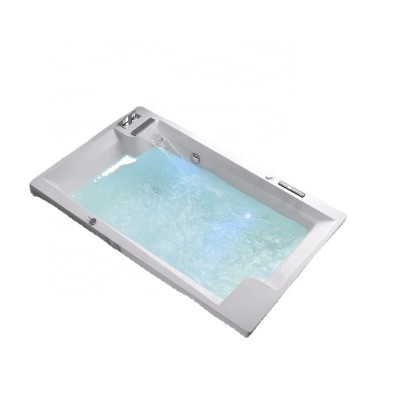 Square drop in bubble lowes walk in bathtub with shower B25610W